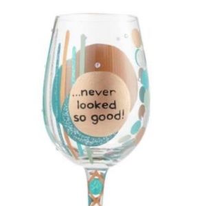 Enesco Designs by Lolita 40th Birthday Wine Glass
40 Never looked so good